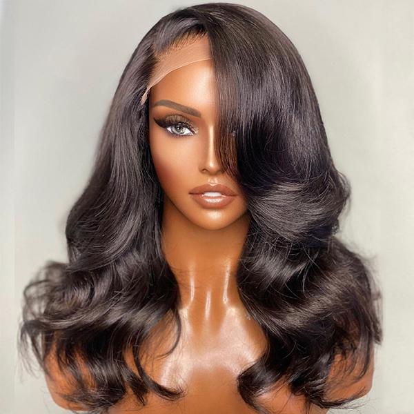 Omg HD Lace front Rosegold body wave wig Ombre ROSE GOLD/GINGER Fully customized HD Lace front wig  main image 4